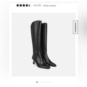 NATURALIZER DEESHA WIDE CALF KNEE HIGH BOOTS - ONLY WORN ONCE!